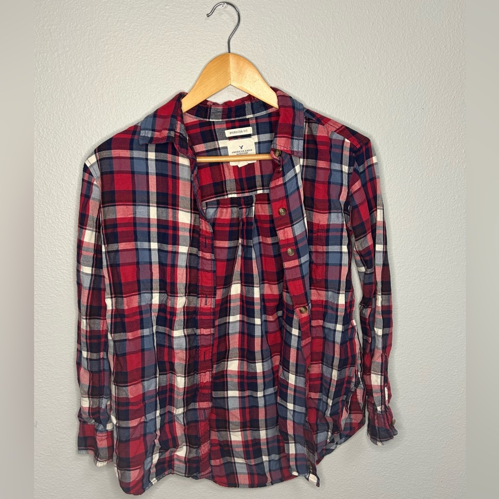 FANNEL FOR THE FALL! red, white, navy blue flannel